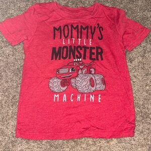 Blaze Mommy's Little Monster Machine Kids Graphic Tee - Red